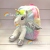 Unicorn Plush Bag Unicorn School Bag Plush Toy Bag Cartoon Backpack