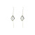 Diamond Zircon Water Drops Long Fringed Earring Thread Women's Design Sense Fashionable Earrings Ear Rings