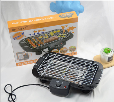 Factory Wholesale Temperature Control Stainless Steel Barbecue Grill Household Multi-Functional Electric Barbecue Grill Korean Smoke-Free Barbecue Electric Baking Pan