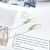 Feeling Micro Inlaid Zircon Tassel Hanging Earrings Fashion All-Match Long Super Fairy Delicate Earrings Earrings