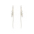 Feeling Micro Inlaid Zircon Tassel Hanging Earrings Fashion All-Match Long Super Fairy Delicate Earrings Earrings
