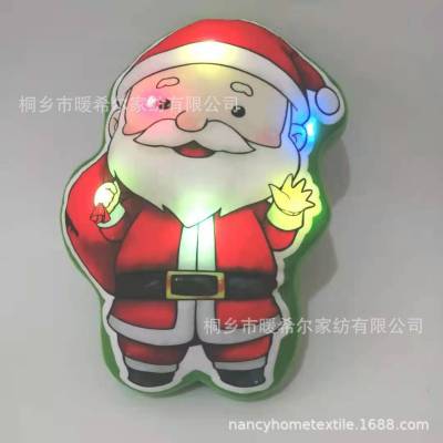 Christmas Tree Christmas Stockings Snowman Pillow Santa Claus Plush Toy Doll