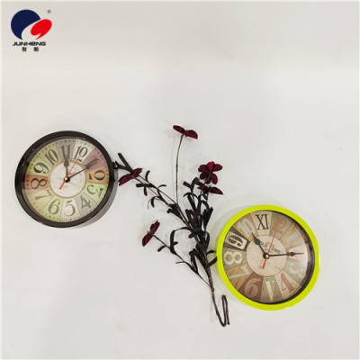 European Style Simple Wall Hanging Pocket Watch round Pocket Watch Bedroom Living Room Mute Table Alarm Clock Household Simple Clock Decorative Clock