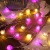 Factory Wholesale Led Bubble Ball Color Lighting Chain Christmas Holiday Battery Box Courtyard Decorative Light Transparent Ball Lighting Chain