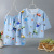 2021 Children's Poplin Pajamas Suit Summer Baby Thin Cardigan Homewear Cotton Silk Air Conditioning Clothes One Piece Dropshipping