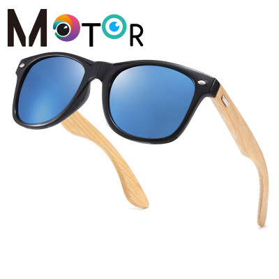 Cross-Border Bamboo Sunglasses Men's Retro Wooden Fashion Sunglasses Women's Beige Nail Bamboo Glasses Manufacturer 2021 New