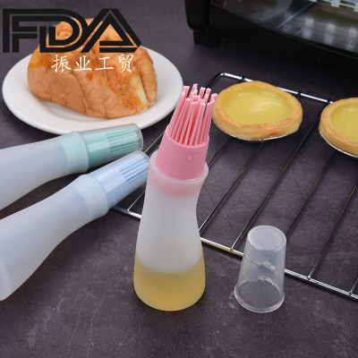 Cover BBQ Brush Oil Control Brush Silicone Barbecue Brush Silicone Butter Bottle Oblique Sweep Oil Bottle Sweep