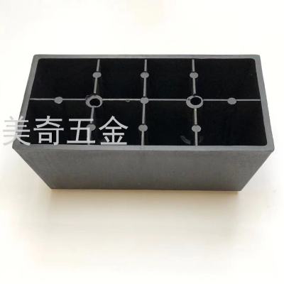 Bottom Foot of Sofa Sofa Floor Mat Sofa Leg Pads Black Plastic Sofa Leg One-Line Cabinet Tea Table Plastic Foot