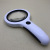 New Handheld High Power Magnifying Glass with LED Light 3 Color Adjustable HD Gift Reading 95090a (RD)