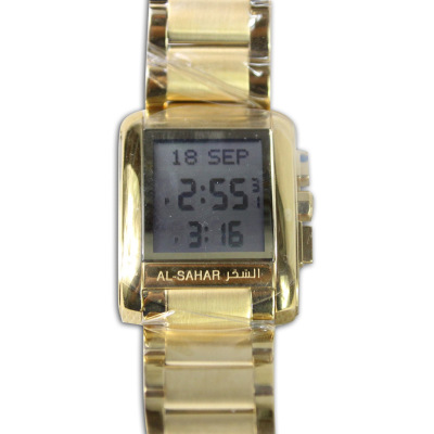 Azan Watch Muslim Watch Five-Hour Prayer Time Reminder Watch Electronic Watch in Stock Wholesale