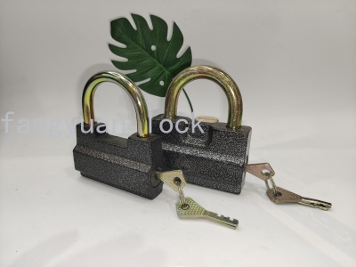 Fangyuan lock industry A-type lock Russian A-type lock iron padlock blade lock warehouse door lock iron lock