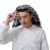 Muslim Men's Headscarf Dubai Travel Keffiyeh Variegated Wrapped Joint Headband Manufacturers Cross-Border Delivery