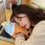 Cute Soft Pillow Ins Warm Muffle with Hands Artifact Intervention Office Student Dormitory Muffle with Hands Afternoon Nap Pillow Milk Tea Female