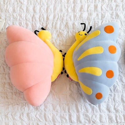 Cartoon Butterfly Pillow Plush Toy Creative Doll Super Soft Ragdoll Girl Cute Girl Heart for Girlfriend Cute