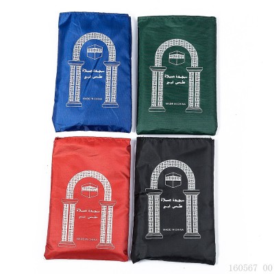 Muslim Portable Travel Prayer Mat Waterproof Cloth Simple Prayer Mat Pocket Qibla Mat Factory Delivery