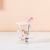 INS Style Unicorn Cartoon Glass Cup Breakfast Milk Cup with Cover Spoon Glass Fruit Drink Cup