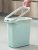 H01-1281 Small Trash Can Kitchen Crack Garbage Bin Household Toilet with Pressure Ring Plastic Wastebasket