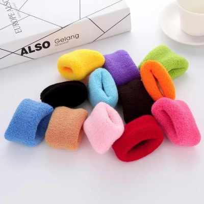 Candy Color High Elastic Towel Hair Band Korean Internet Celebrity Hair Band Hair Band Thick Hair Rope Headband Hair Accessories