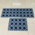 New Small Loop Velvet Printing Kitchen Pad Two-Piece Floor Mat Non-Slip Combination Floor Mat Kitchen Floor Mat