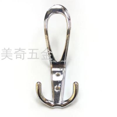 Zinc Alloy Door Rear Hook Modern Minimalist Bathroom Wardrobe Coat and Hat Hook Kitchen Wall Hook Living Room Entrance Clothes Hook