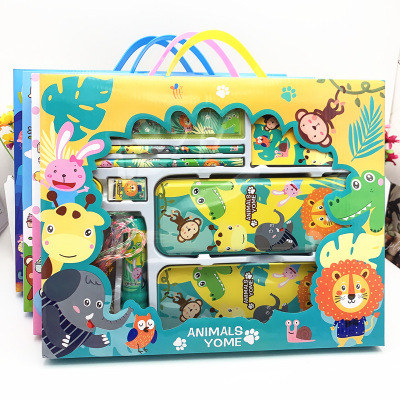 Stationery Set Gift Box Children's Creative Gift Prizes Kindergarten Graduation School Supplies Primary School Gift