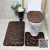 Cross-Border Delivery Amazon Hot Sale Cobblestone Toilet Three-Piece Suit Bathroom Absorbent Non-Slip Carpet Floor Mat