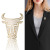 New Bullish Brooch Creative Personality Twelve Zodiac Cattle Men's Pin Fashion Tailored Suit Coat Accessories