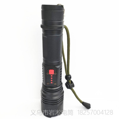 New P99 Super Bright Flashlight Long Shot Zoom Rechargeable Portable Tactical Flashlight for Mobile Phone