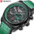 Curren New 8392 Men's Casual Sports Belt Watch Calendar Waterproof Six-Pin Quartz Watch