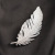 Korean Style New Zircon Feather Brooch Light Luxury Temperament Trendy Fashionable Man Women's Suit Collar Pin Clothing Accessories Pin