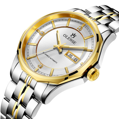 Oulong Shigao End Mechanical Watch Men's Stainless Steel Waterproof Automatic Mechanical Watch Mechanical Watch