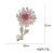 Korean Luxury Fashion Zircon Dandelion Brooch Sweet Elegance Elegant Women Coat Brooch/Collar Pin Ornament