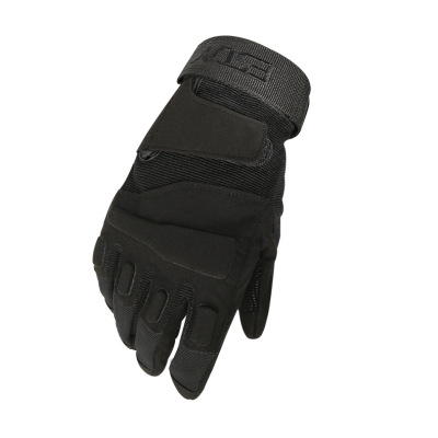 Outdoor Full Finger Black Hawk Tactical Gloves Cycling Bicycle Gloves Sports Equipment E002