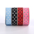 High Quality Printed Polka Dot Ribbed Band Printed Dot Ribbon Polyester Dot Ribbon Hair Bow Material