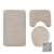 Cross-Border Delivery Amazon Hot Sale Cobblestone Toilet Three-Piece Suit Bathroom Absorbent Non-Slip Carpet Floor Mat