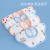 Spot Saliva Towel 360 Degrees Gauze Baby Bib Bib Baby Triangle Towel Kindergarten Sweat-Absorbing Towel Small Square Towel