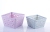 H01-1204/1205 Square Storage Basket Storage Box Plastic Products Household Daily Necessities