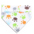 Pig Xiaotao Baby's Triangular Hood/Saliva Towel/Bib Bib Children's Supplies Cotton Waterproof Factory Direct Sales