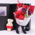 New Valentine's Day Bouquet Carnation Gift Simulation Soap Flower Gift Box Rose Amazon Hot Supply