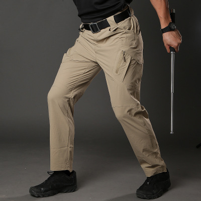 Outdoor Consul Tactical Pants Ix9 Men's Military Fans Slim Fit Special Forces Quick-Dry Pants Training Pants Ix7 Overalls