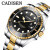Cadisson Watch Submariner Watch Men's Mechanical Watch Fashion Green Submariner Waterproof Men's Steel Strap Watch