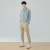 2021 Spring New Temperament Shirt Men's Korean Fashion Vertical Striped Top Cotton Shirt Coat Men