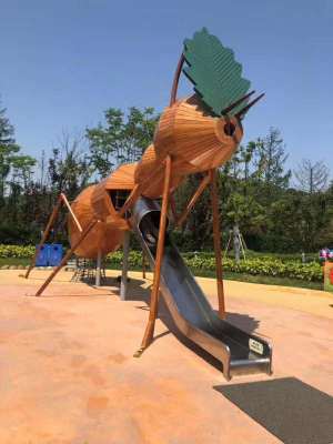 Factory Customized Outdoor Children Recreational Facilities Large Climbing Slide Equipment Large Ant Slide