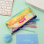 Colorful Laser Triangle Pencil Case Large Capacity Reflective Pleated Fashion Primary and Secondary School Students' Stationery Pencil Box Customizable