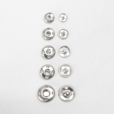 Snap Button Hand Sewing Button Hidden Hook Two Cam Buckle Metal Toy Clothes Snap Fastener Buckle Cheongsam Button 6mm Button
