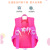 Spring 2021 New Flower Children's Schoolbag Kindergarten Advanced, Intermediate and Elementary Classes Preschool Female Anti-Lost Bag 1-6 Years Old