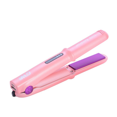 Wireless Hair Straighteners Mini Charging Hair Curler for Curling Or Straightening Plywood Small Power Charging Plywood