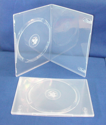 single 7mm glossy clear dvd case ,7mm dvd box
