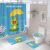 Hot Sale Cross-Border Amazon Cartoon New HD Digital Printing Mildew-Proof Waterproof Polyester Bathroom Shower Curtain