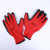 Worker Protection 13 Needles Red Gauze Black Nylon Nitrile Dipped Construction Gloves Wear-Resistant Non-Slip and Oilproof Labor Protection Gloves